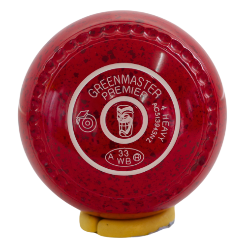 Greenmaster Premier Size 4 Cherry Red - Gripped