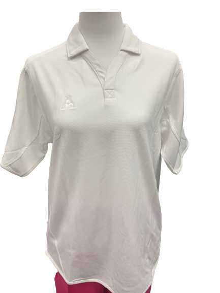 White Ladies Short Sleeve Polo Shirt