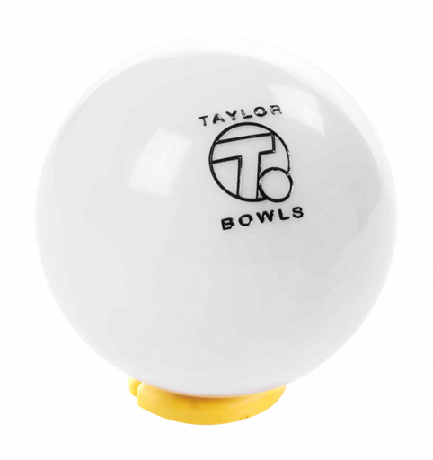 [Jack461WHTSTD] White Taylor 10oz Lawn Bowls Outdoor Jack